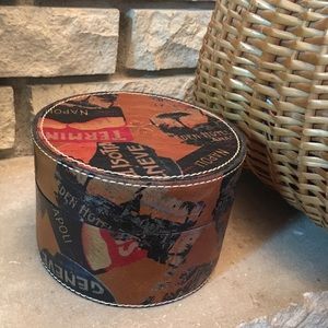 Patricia Nash Vintage Snuff Box 6”